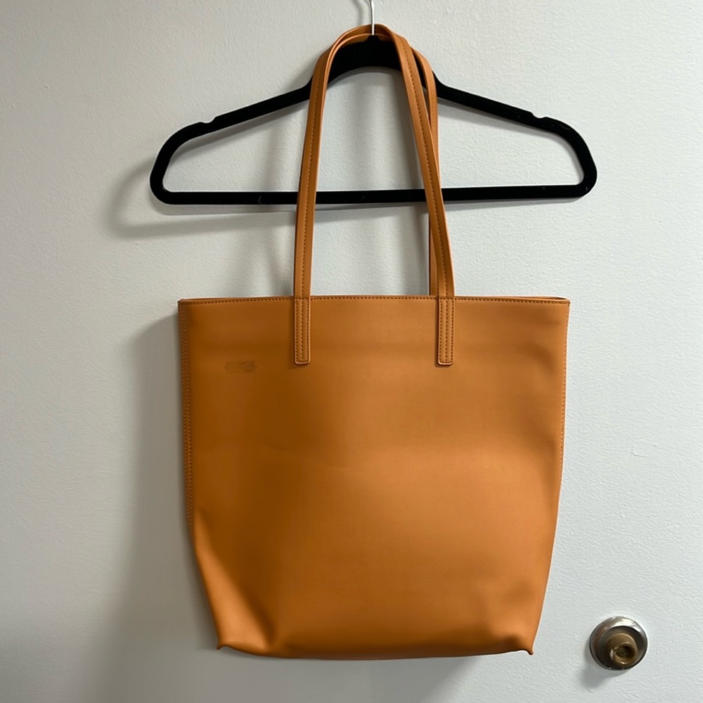 Mark & Graham Fillmore Vegan Leather Zipper Top Tote Bag - Picture 2 of 6
